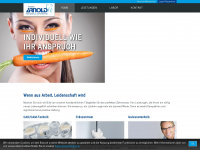 arnold-zahntechnik.de Webseite Vorschau