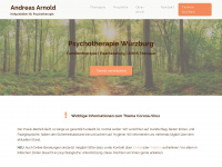 arnold-therapie.de Webseite Vorschau