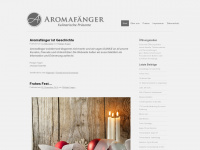 aromafaenger.de Webseite Vorschau