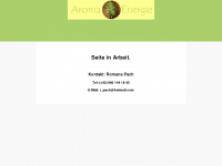 aromaenergie.at Webseite Vorschau