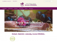 aronia-original.ch Webseite Vorschau