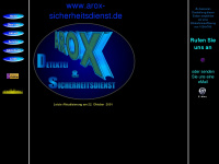 arox-sicherheitsdienst.de Webseite Vorschau
