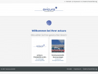 avicura.de Webseite Vorschau