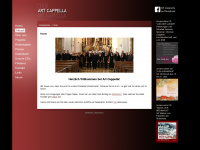art-capella.de Webseite Vorschau