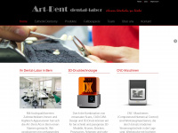 art-dent.ch Webseite Vorschau