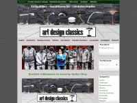 art-design-classics.de Webseite Vorschau