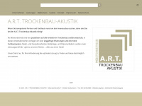 art-trockenbau.de Webseite Vorschau