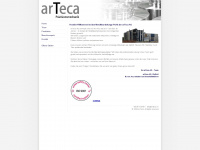 arteca.ch Webseite Vorschau