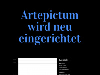 artepictum.de Webseite Vorschau