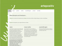 artepositiv.ch Webseite Vorschau