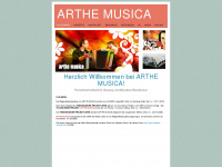arthe-musica.de Webseite Vorschau