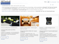 artimball.ch Webseite Vorschau
