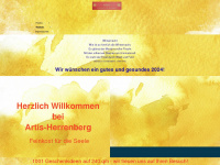 artis-herrenberg.de Webseite Vorschau
