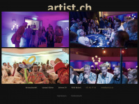 artist.ch Webseite Vorschau