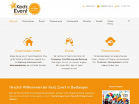 kedz-event.de Webseite Vorschau