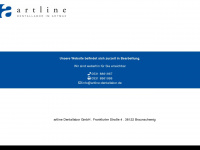 artline-dentallabor.de Webseite Vorschau