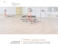 artmonie.ch Webseite Vorschau