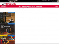 artpassions.ch Webseite Vorschau