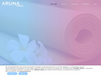 aruna-yoga.ch Webseite Vorschau