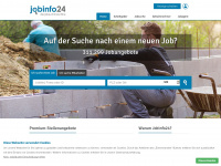 arbeitgeber.jobinfo24.de Webseite Vorschau