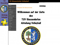 tsv-biessenhofen-volleyball.de Webseite Vorschau