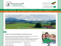 pg-dietmannsried.de Webseite Vorschau