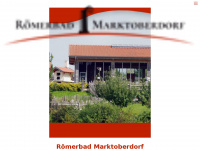 roemerbad-marktoberdorf.de Webseite Vorschau