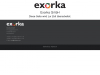 exorka.com Webseite Vorschau