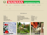 garten-maimann.de Webseite Vorschau