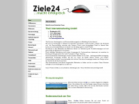ziele24.de Webseite Vorschau