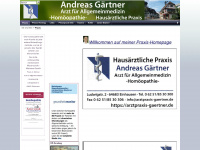 arztpraxis-gaertner.de Webseite Vorschau