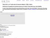 akupunktur-lue-berlin.de Webseite Vorschau