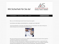 as-sicherheitstechnik.de Webseite Vorschau