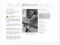 asa-technik.de Webseite Vorschau