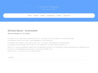 car-for-friends.de Webseite Vorschau
