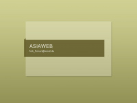 asiaweb.de Webseite Vorschau