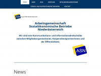 asnoe.at Webseite Vorschau