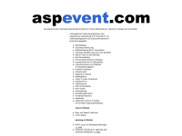 aspevent.ch Webseite Vorschau