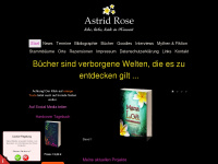 astridrose.de Webseite Vorschau