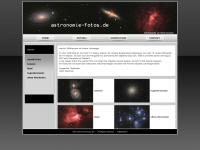 astronomie-fotos.de Webseite Vorschau