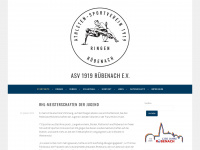 asv-ruebenach.de Webseite Vorschau