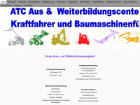 atc-wehe-ausbildungscenter.de Webseite Vorschau