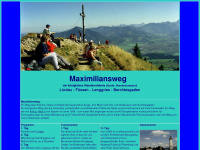 maximiliansweg.de Webseite Vorschau