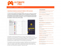 ultimateps3.fr Webseite Vorschau