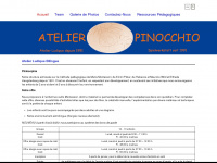 atelier-pinocchio.ch Webseite Vorschau