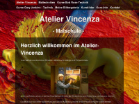 atelier-vincenza.de Webseite Vorschau