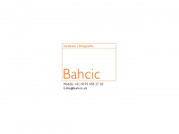 bahcic.ch Webseite Vorschau