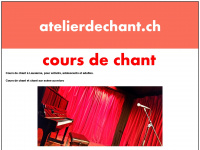 atelierdechant.ch Webseite Vorschau