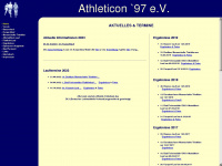 athleticon97.de Webseite Vorschau