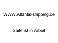 atlantis-shipping.de Webseite Vorschau